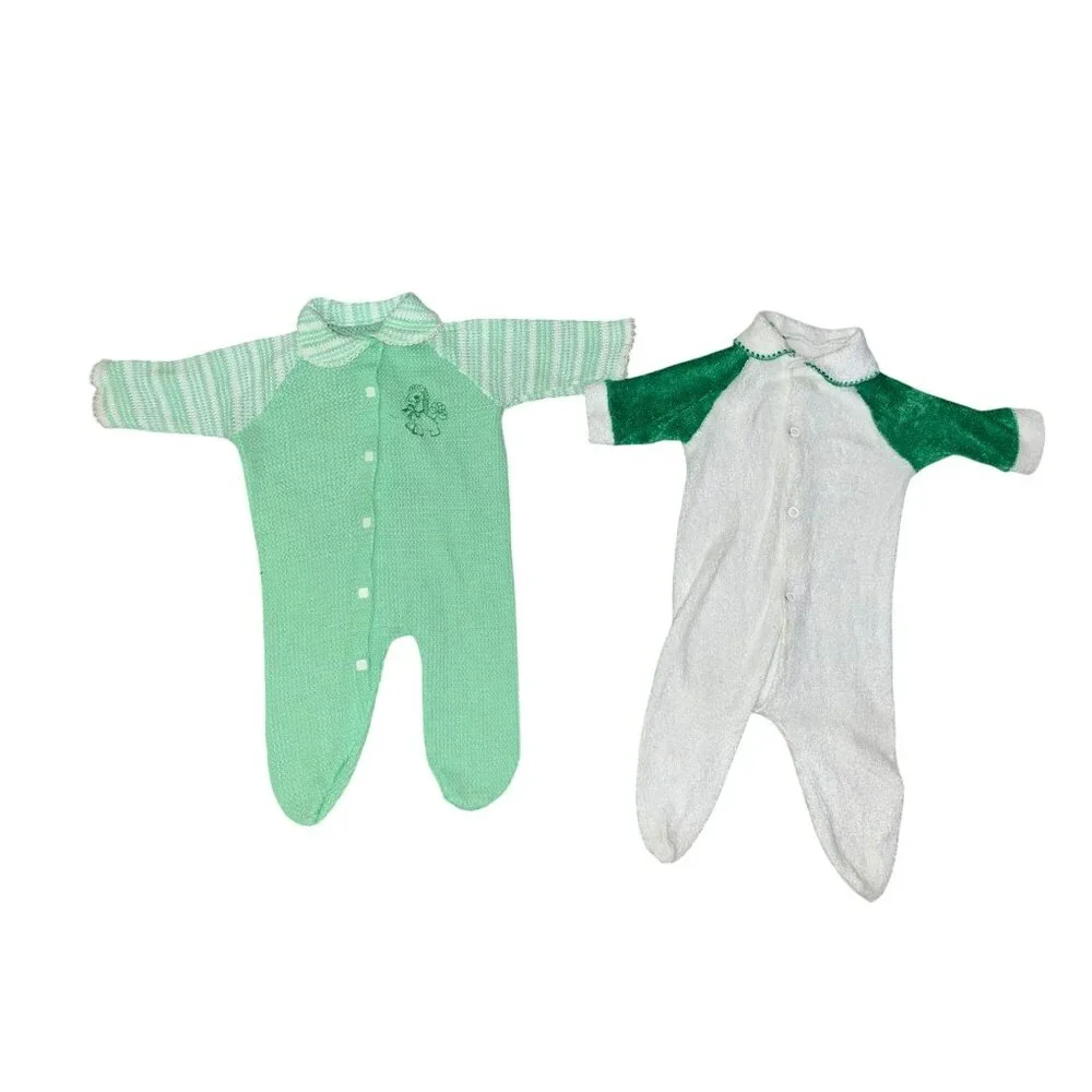 Vintage Infant Sleep N Play One Pieces Used Newborn 12 Items - Picture 3 of 6